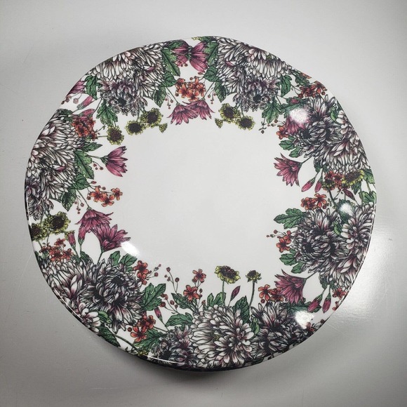 Q SQUARED Set of four (4) 10.5 in Dinner Plates BPA-Free Melamine NEW - Picture 1 of 7